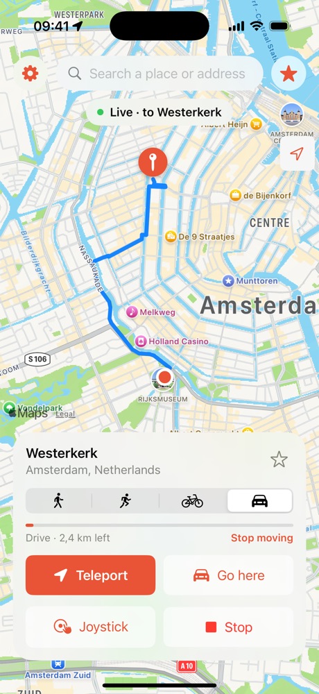 Go there for real